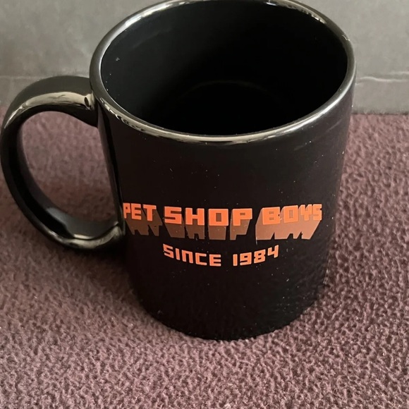 Pet Shop Boys Since 1984 Official Logo Mug Dual Sided Logo NWOT Concert Merch - Picture 6 of 10